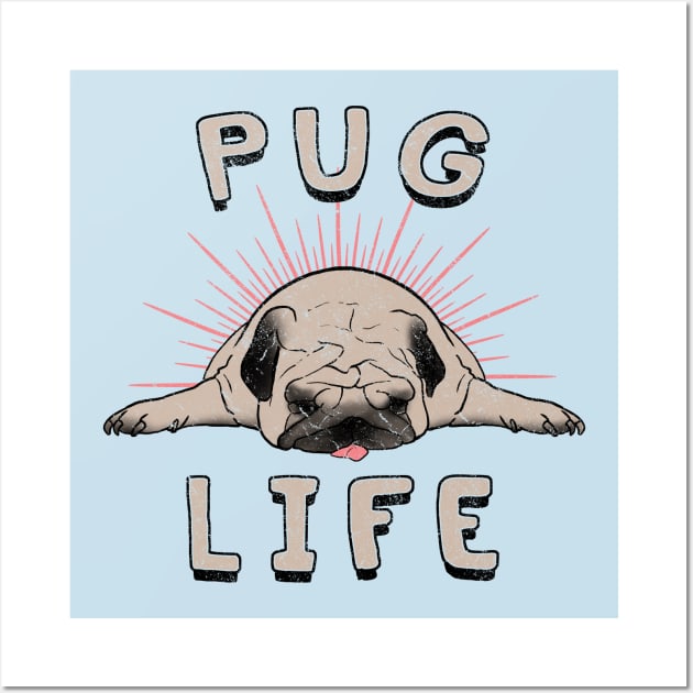 Pug Life Wall Art by jozvoz